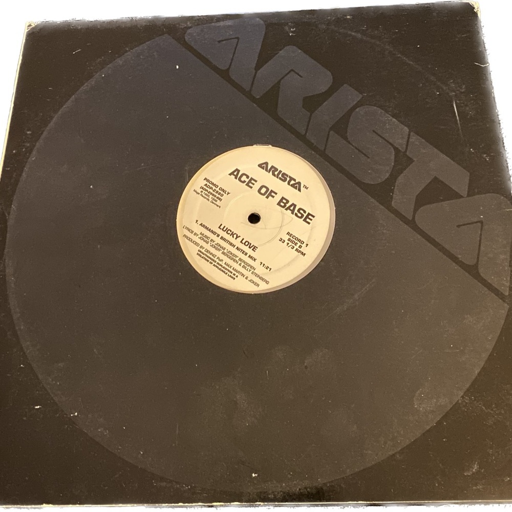 Ace of Base " Lucky Love" the Remixes Rare!! 1995 Arista Records Vintage - Picture 4 of 6